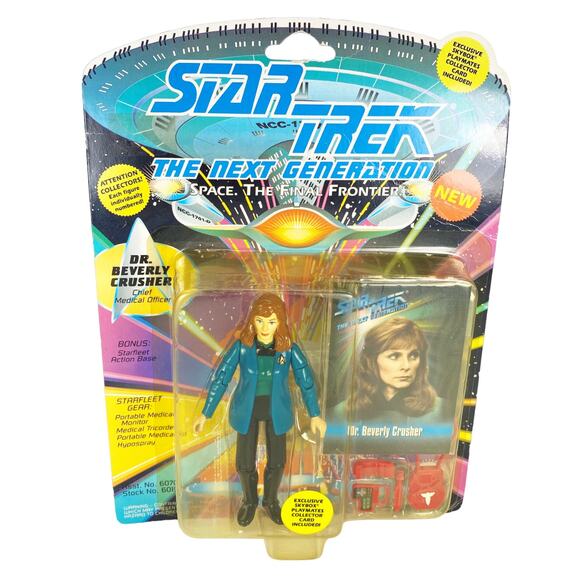 Playmates 1993 Star Trek TNG Dr. Beverly Crusher Action Figure - Picture 1 of 5